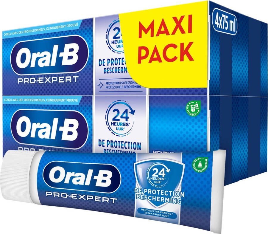 Oral B Oral-B Pro-Expert Professional Protection Tandpasta 4x75ml
