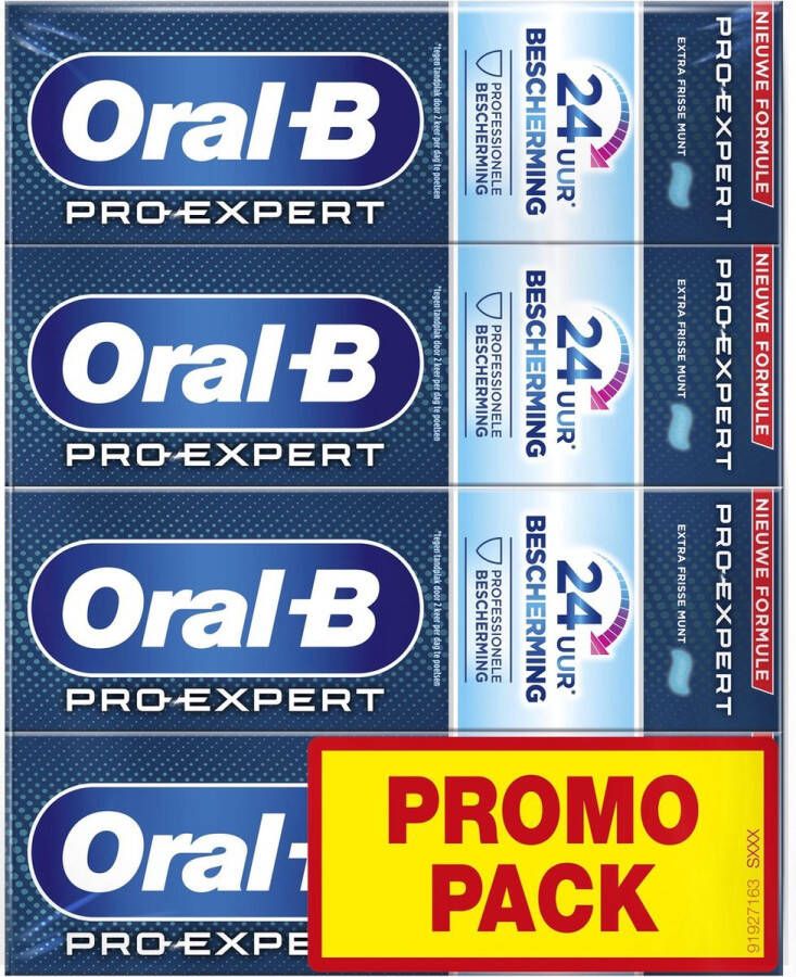 Oral B Oral-B Pro-Expert Professionele Bescherming 4x75 ml Tandpasta