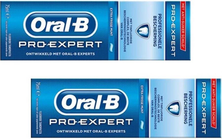 Oral B Oral-B Pro-Expert Professionele bescherming Tandpasta 75 ml 2 stuks