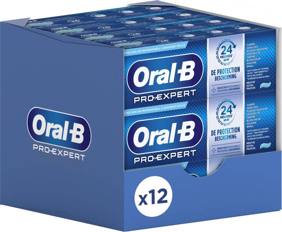 Oral B Oral-B Pro-Expert Professional Protection Tandpasta Voordeelverpakking 12 x 75ml