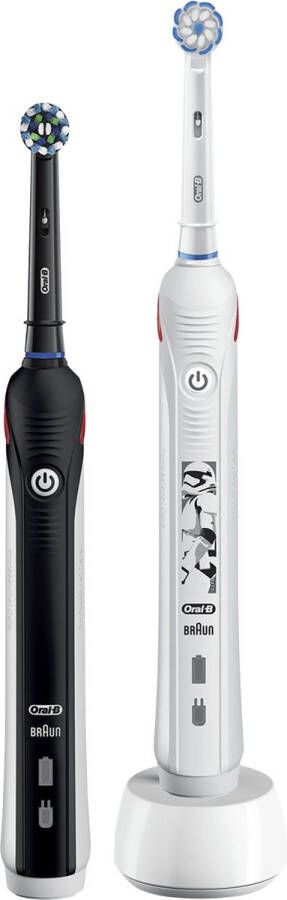 Oral-B elektrische tandenborstel Pro Family Pack 1x Oral B Pro 2 2000 Black + 1x Oral B Junior Star Wars