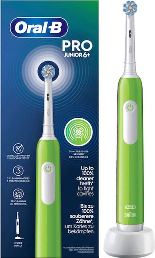 Oral B Oral-B PRO Junior 6+ Groen Elektrische Tandenborstel