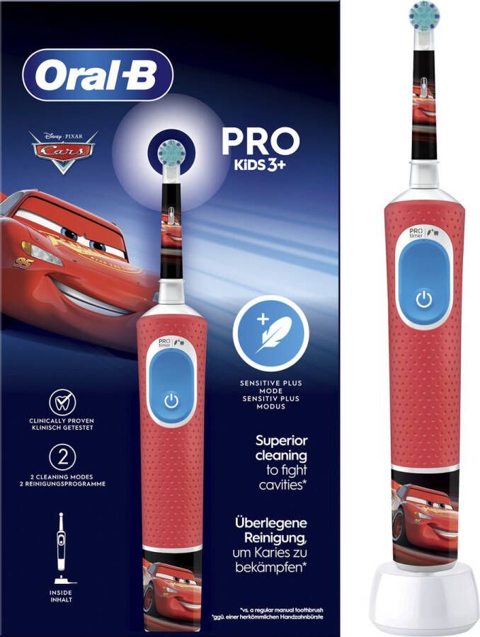 Oral B Oral-B Pro Kids Cars Elektrische Tandenborstel Ontworpen Door Braun