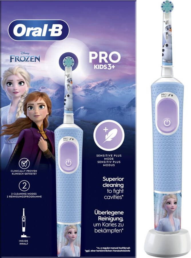 Oral B Oral-B Pro Kids Elektrische Tandenborstel Frozen Editie Voor Kinderen Vanaf 3 Jaar