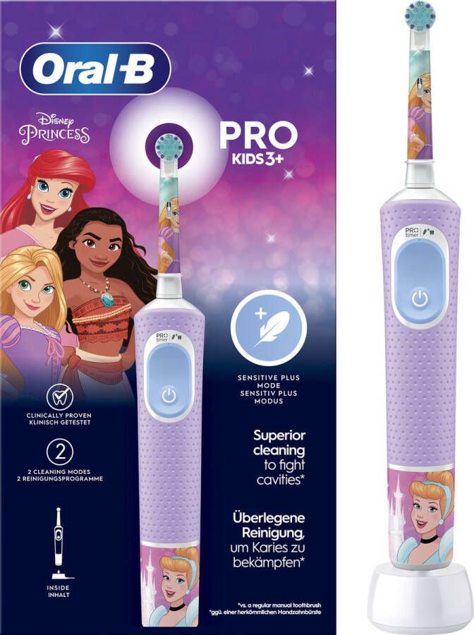 Oral B Oral-B Pro Kids Princess Elektrische Tandenborstel Ontworpen Door Braun