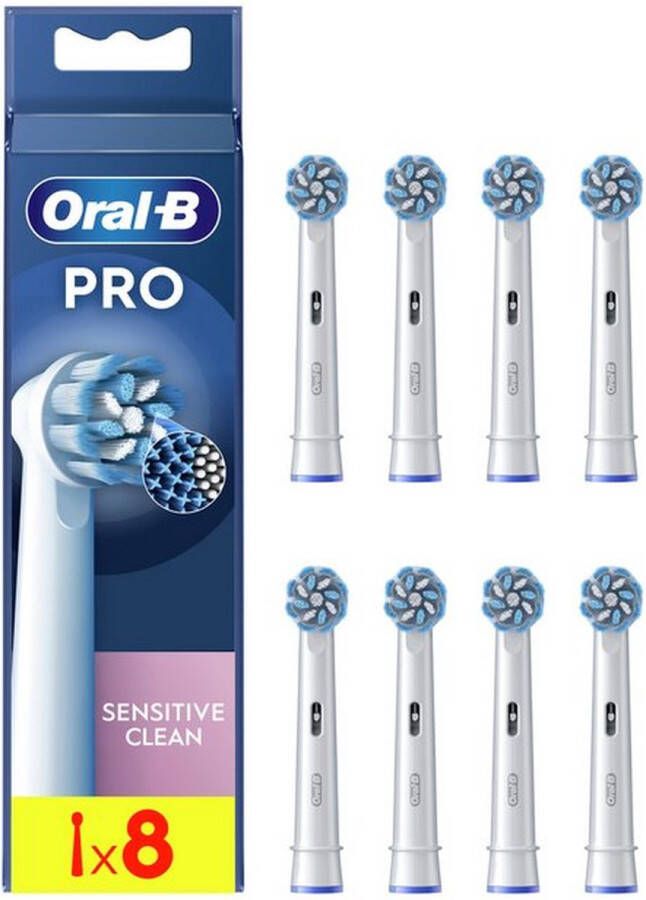 Oral B Oral-b PRO Sensitive Clean Opzetborstels 8 Stuks Opzetborstels voor Elektrische Tandenborstel