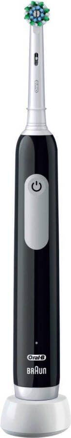 Oral B Oral-B Pro 1 Volwassene Roterende-oscillerende tandenborstel Dagelijkse verzorging Delicaat Whitening Zwart 2 min Rond