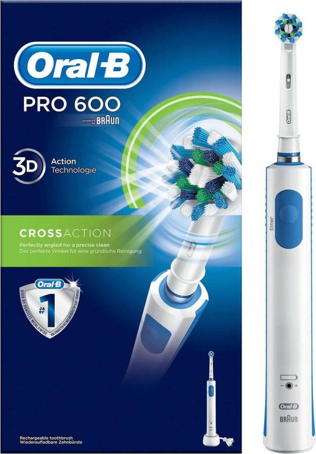 Oral B Oral-B PRO600 Cross Action Elektrische tandenborstel