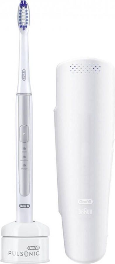 Oral B Oral-B Pulsonic Slim 1200 Elektrische Tandenborstel Zilver Reiseditie