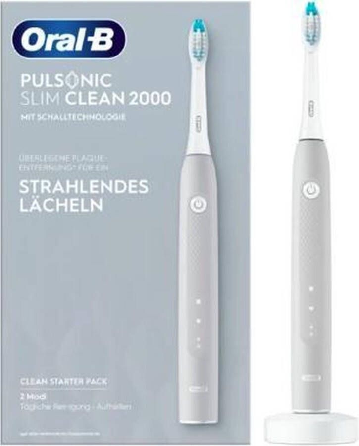 Oral B Oral-B Pulsonic Slim Clean 2000 Elektrische tandenborstel Volwassene Sonische tandenborstel Grijs