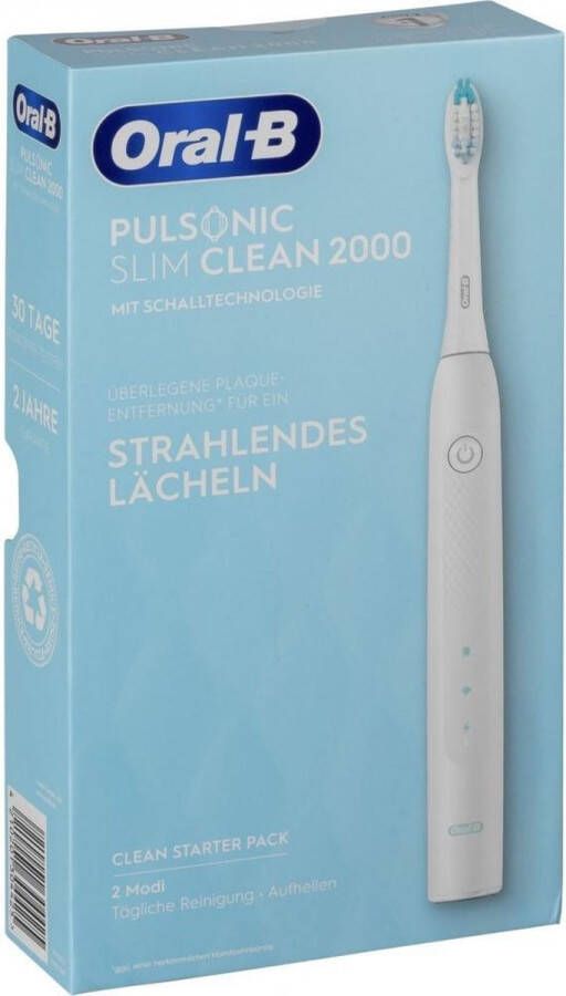 Oral B Oral-B Pulsonic Slim Clean 2000 Wit Volwassene Sonische tandenborstel