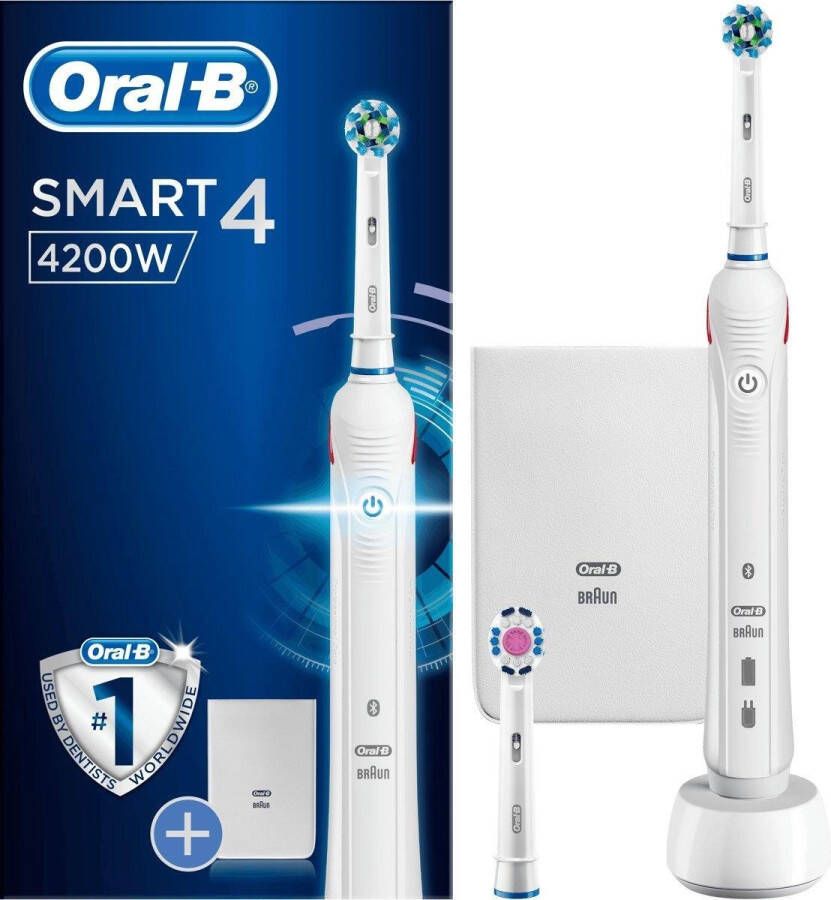 Oral B Oral-B Smart 4 4200W White Elektrische Tandenborstel Powered By Braun