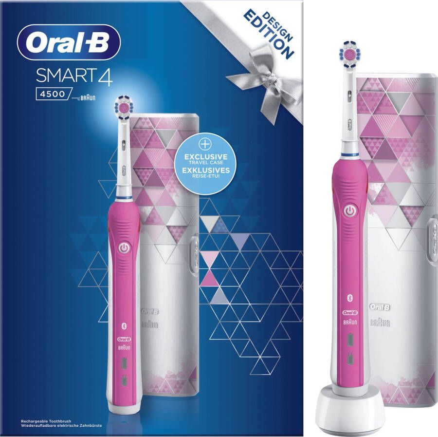 Oral B Oral-B Smart 4 4500 Roze Elektrische Tandenborstel