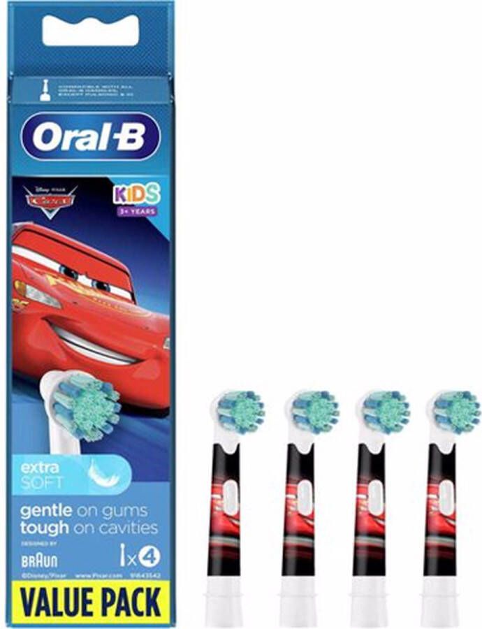 Oral B Oral-B Stages Power Kids Opzetborstels Cars 4 stuks