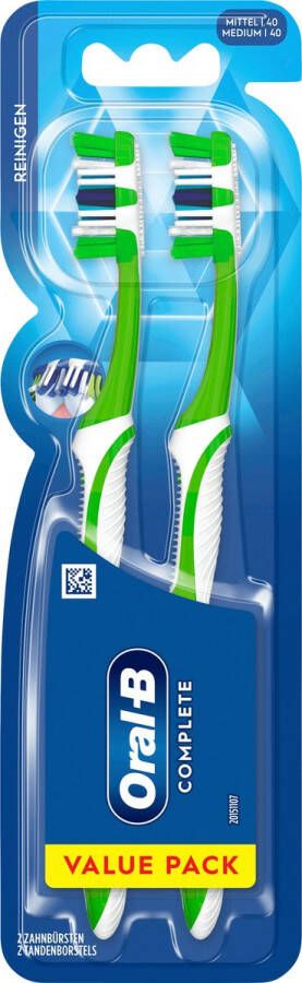 Oral B Oral-B Tandenborstel compleet medium 2 stuks