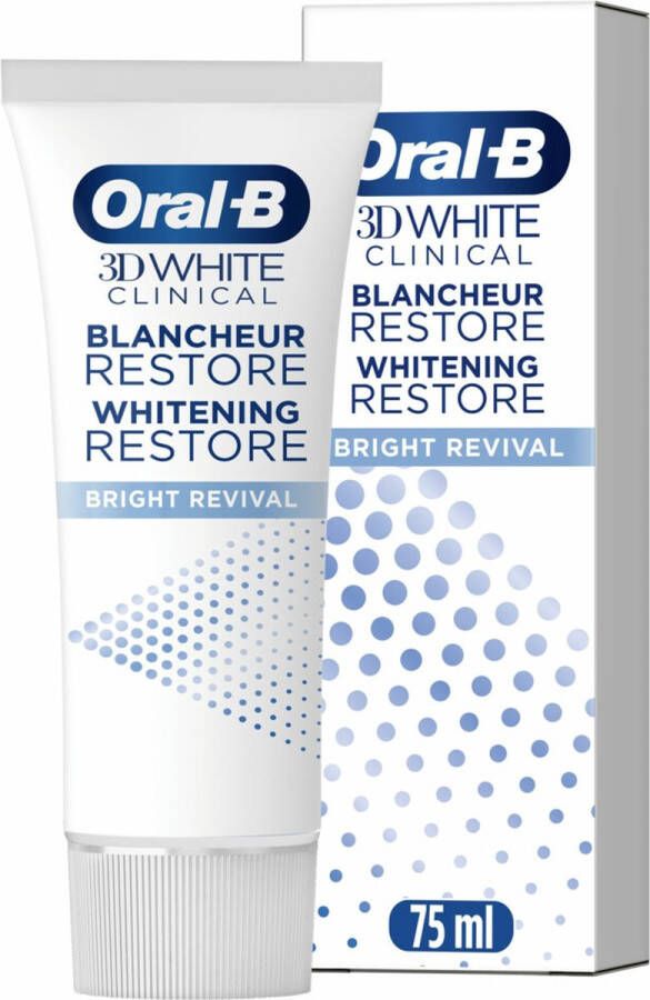 Oral B Oral-B Tandpasta 3D White Clinic Bright Revival 75 ml