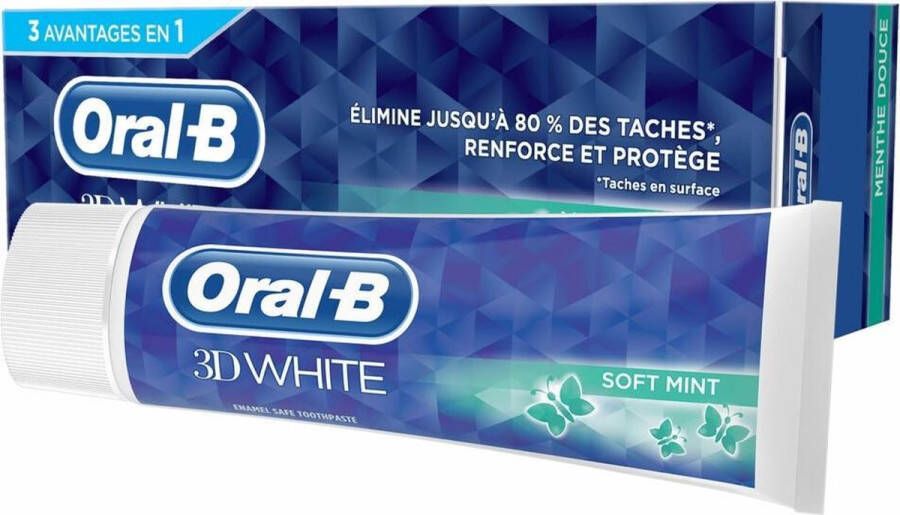 Oral B Oral-B Tandpasta 3D White Soft Mint 75 ml