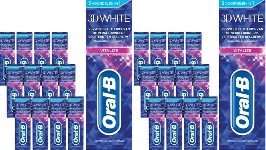 Oral B Oral-B Tandpasta 3D White Vitalize 24 x 75 ml
