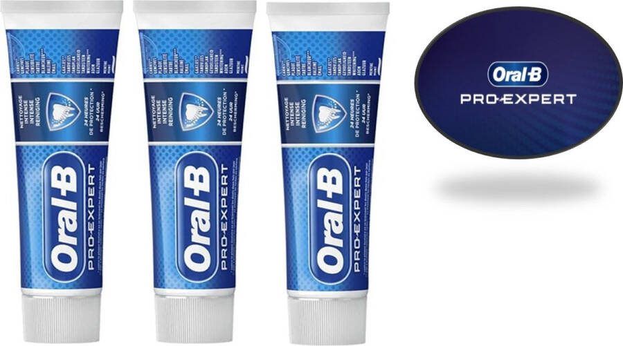 Oral B Oral-B Tandpasta Pro Expert Intense Reiniging 3 x 75 ml