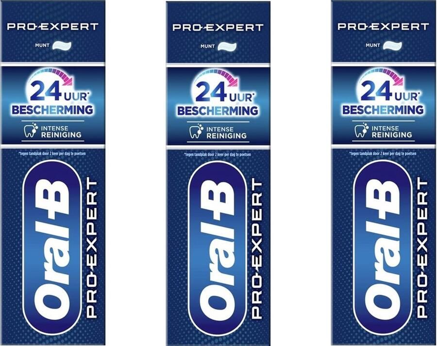 Oral B Tandpasta Pro Expert Intense Reiniging 3 x 75 ml