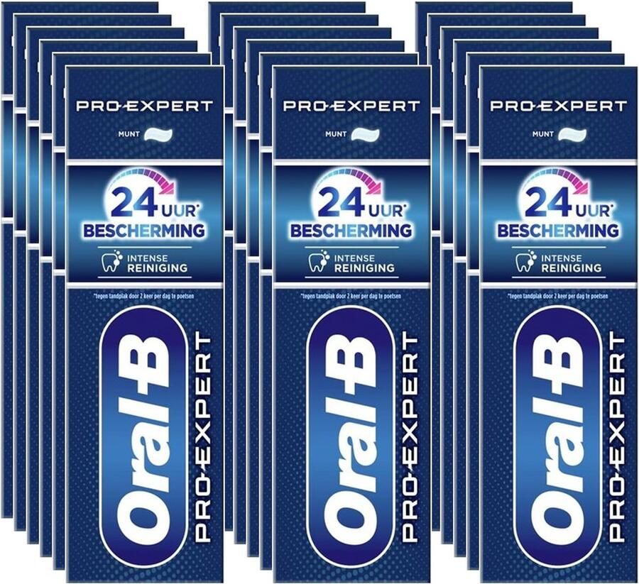 Oral B Tandpasta Pro Expert Intense Reiniging Voordeelverpakking 18 x 75 ml