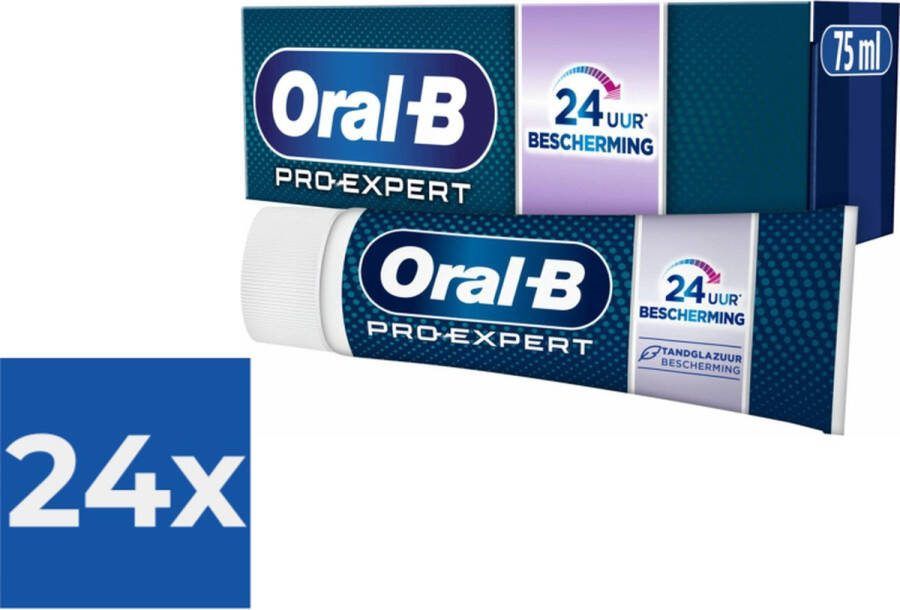 Oral B Oral-B Tandpasta Pro-Expert Sterk Glazuur 75 ml Voordeelverpakking 24 stuks