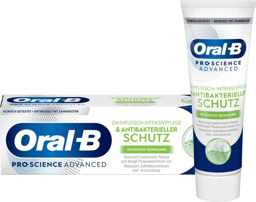 Oral B Oral-B Tandpasta Pro Science Gum Intensive Care & Antibacteriële Bescherming 75 ml