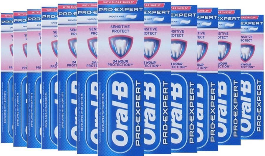 Oral B Oral-B Tandpasta Pro-Sensitive Voordeelverpakking 12 x 75 ml