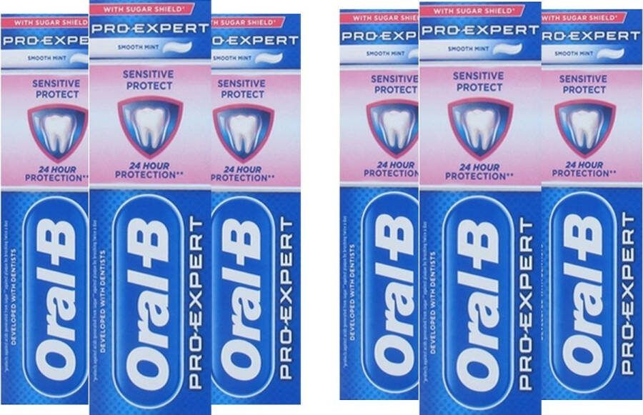Oral B Oral-B Tandpasta Pro-Sensitive Voordeelverpakking 6 x 75 ml