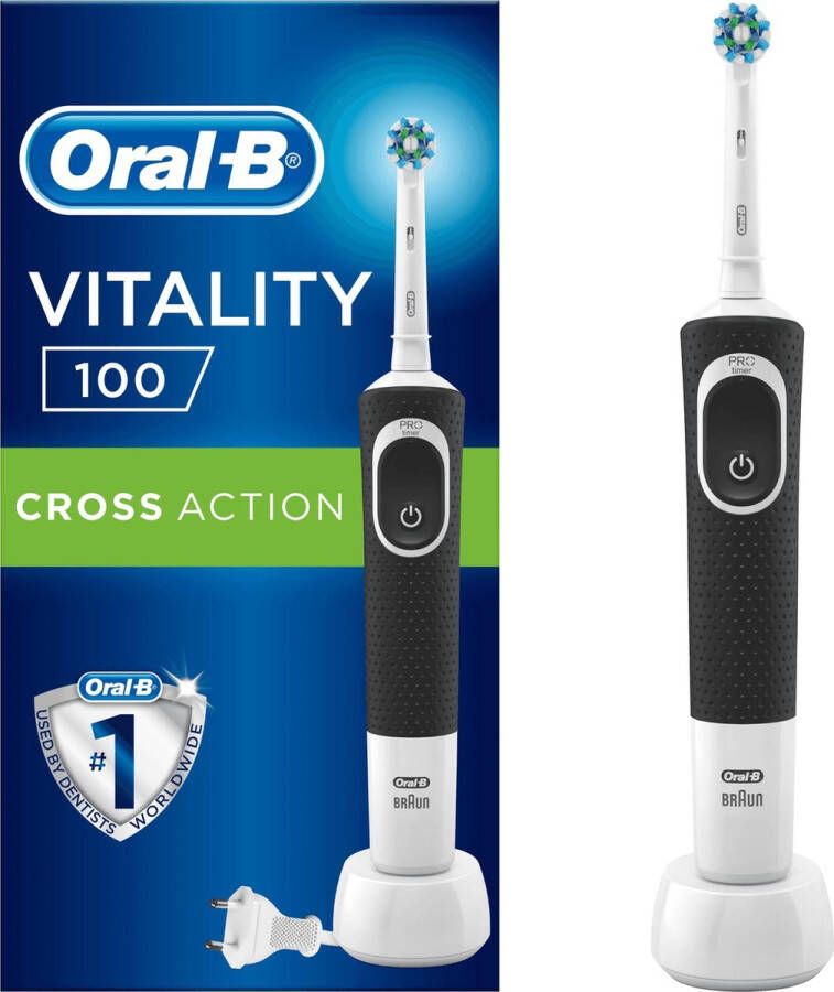 Oral B Oral-B Vitality 100 CrossAction Zwart Elektrische Tandenborstel