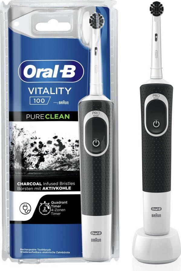 Oral B Oral-B Vitality 100 Pure Clean Elektrische Tandenborstel Ontworpen door Braun