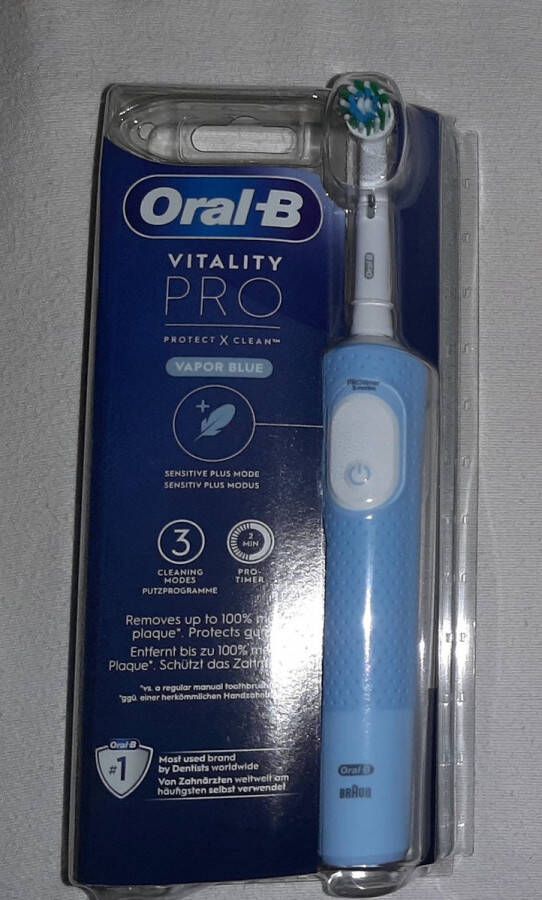 Oral B Oral-B Vitality Pro Protect X Clean Elektrische Tandenborstel Vapor Blue