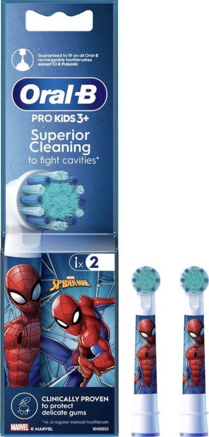 Oral-B PRO Spiderman Opzetborstels vanaf 3 jaar 2 stuks