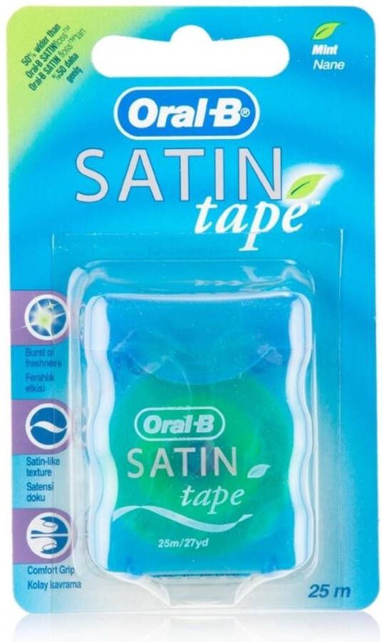 Oral B Satin Tape Mint Dental Floss 25 M