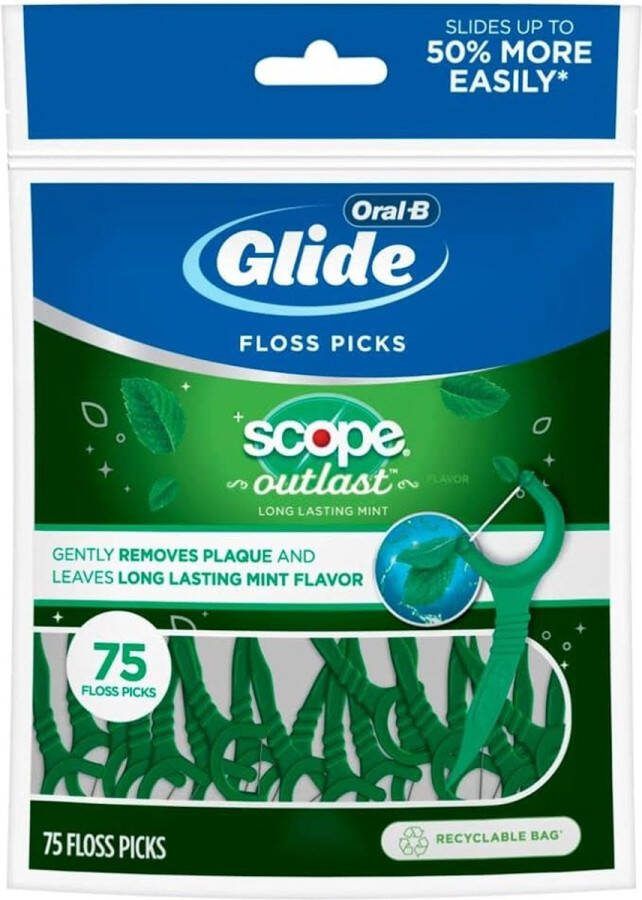 Oral B Scope Floss-prikkers Outlast 75 Floss-picks