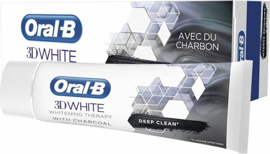 Oral B Tandpasta 3D White Intense Reiniging met houtskool 75ml