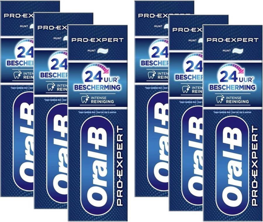 Oral B Tandpasta Pro Expert Intense Reiniging 6 x 75 ml