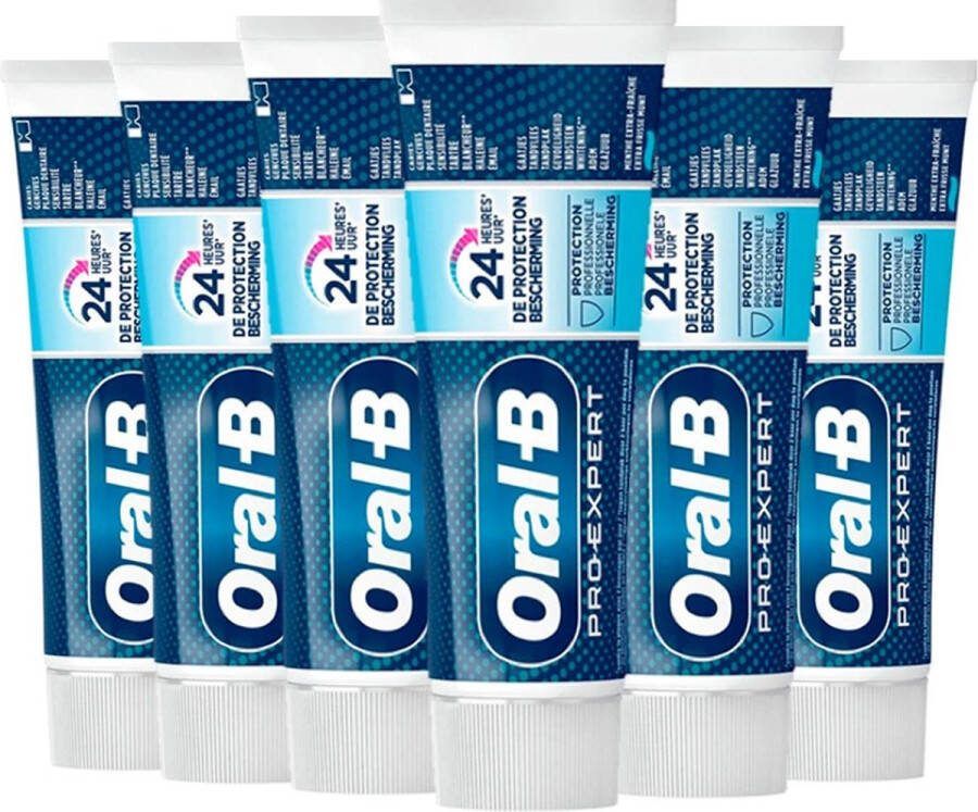 Oral B Tandpasta Pro Expert Professionele Bescherming Voordeelverpakking 6 x 75 ml
