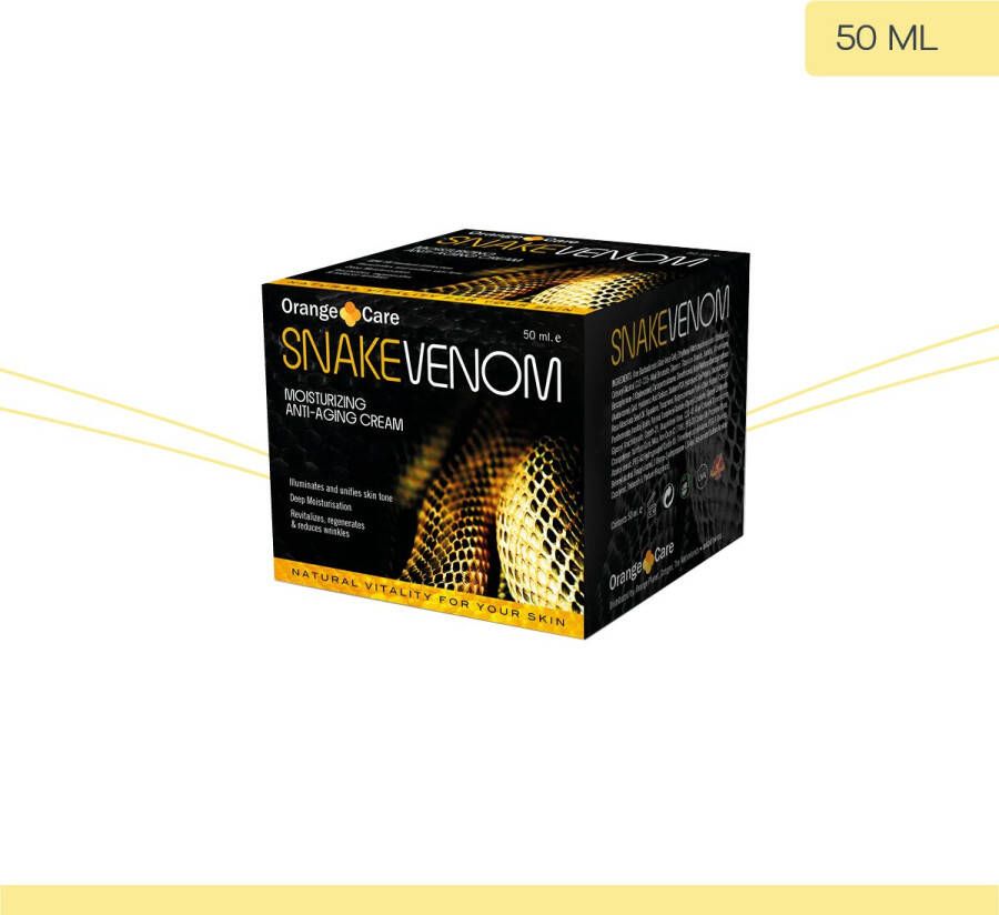 Orange Care Snake Venom Anti-rimpel Cream Gezichtscrème met slangengif Dag en nachtcreme voor mannen en vrouwen Slangencreme