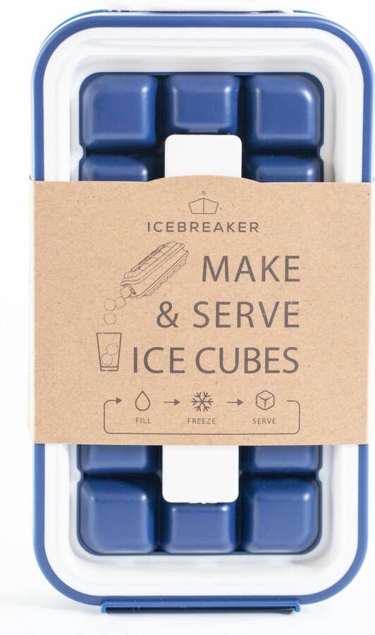 Orange Donkey IceBreaker – ijsblokjesvorm – 18 ijsblokjes – herbruikbaar – BPA vrij – ijsblokjes tray