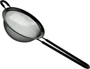 Orange85 Zeef Rond 14 Cm Zwart Rvs Modern Keukenmateriaal