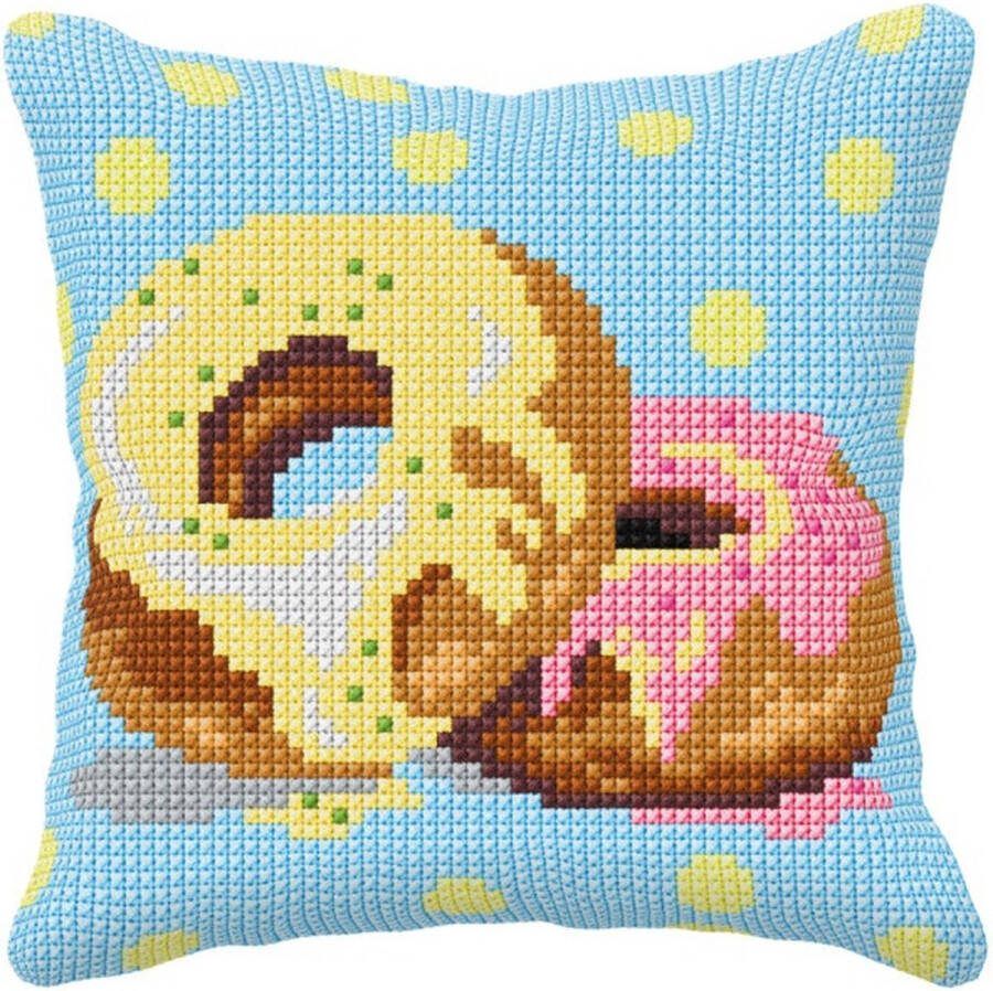 Orchidea Kussenpakket Donuts borduurpakket