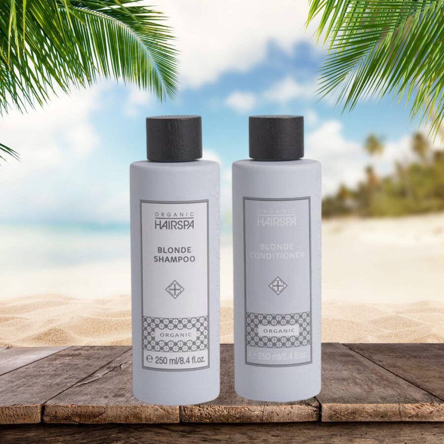 Organic Hairspa Blonde Shampoo 250ml – & Blonde Conditioner 250ml –