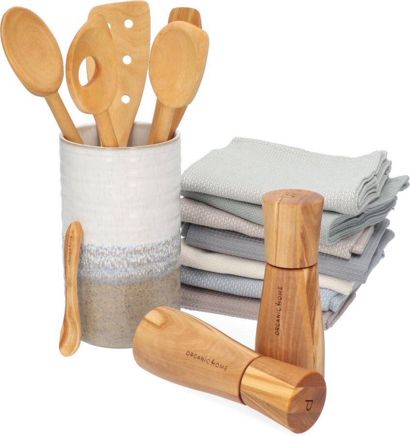 Organic Home Pollepel met punt en gat