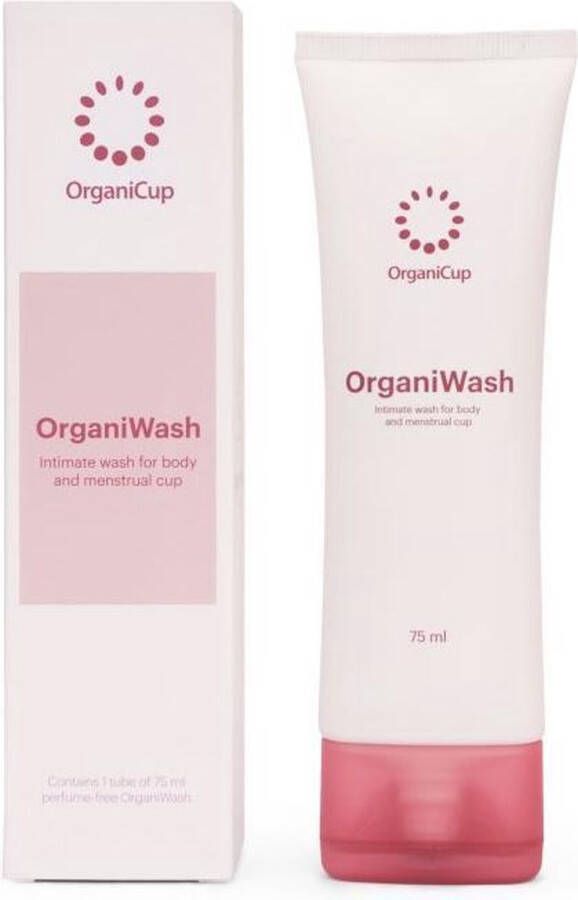 OrganiCup OrganiWash Sterilisator cleanser voor je menstruatiecup 75ml
