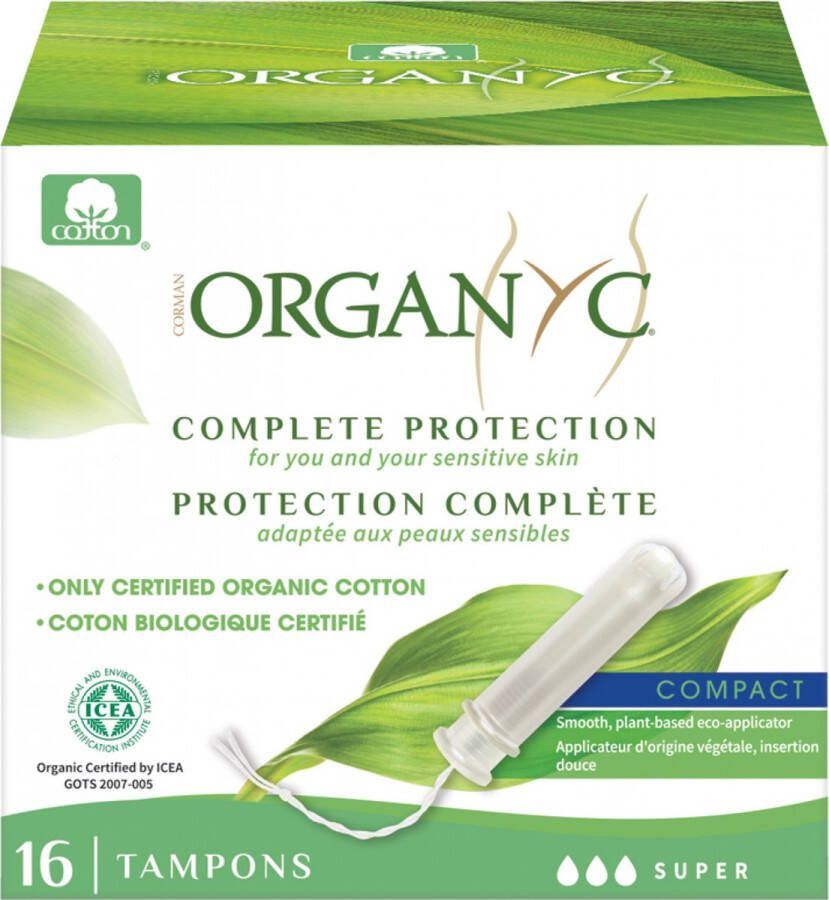 Organyc Complete Protection 16 Super Tampons met Applicator
