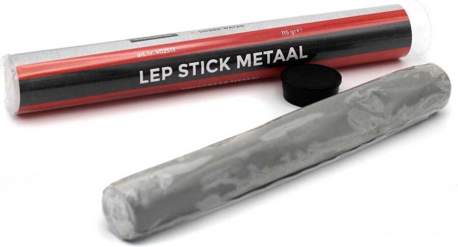 OriginalFix Lijmkoning.nl kneedbaar staal metaal LEPSTICK-115GRAM. Voor gaten in het motorblok Leiding reparatie lijmen van metalen en harde kunststoffen. Bootreparatie. Kan op vochtige ondergrond