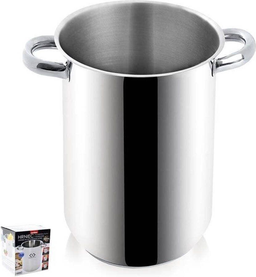 Orion group Asperge- en Pastapan Edelstaal 14 cm 3 2 l Pasta Pan Pastakoker Aspergepan