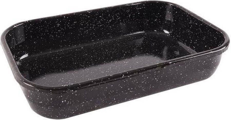 Orion group Braadslede Geëmailleerd Rechthoekige 4 8 l 38x24 5x7 cm Ovenschaal Braadpan