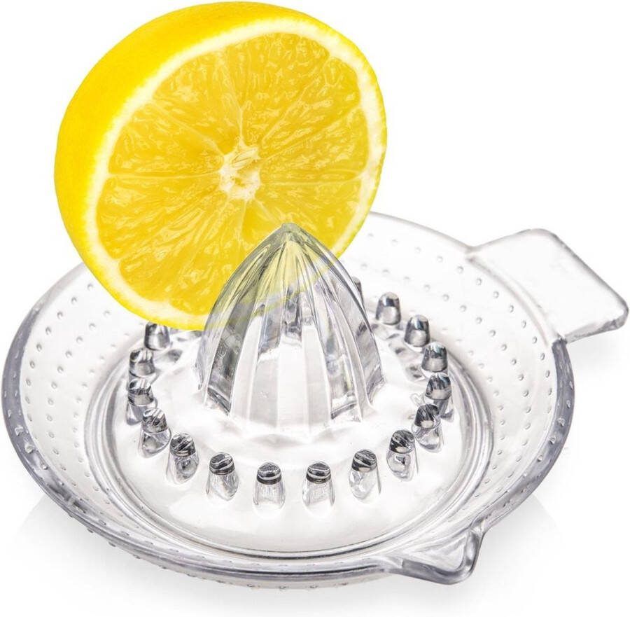Orion group Citruspers Plastic CHARISMA 15x14 cm Citroenpers Limoenpers Handcitruspers Handmatige Fruitpers Sinaasappel